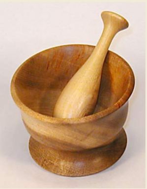 Myrtlewood Mortar & Pestle